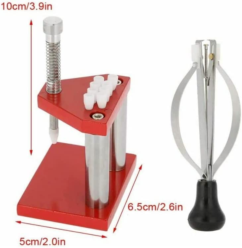 Watch Hand Presto Presser Press Puller Kit Watchmaker Repair Chrono Setting Tool
