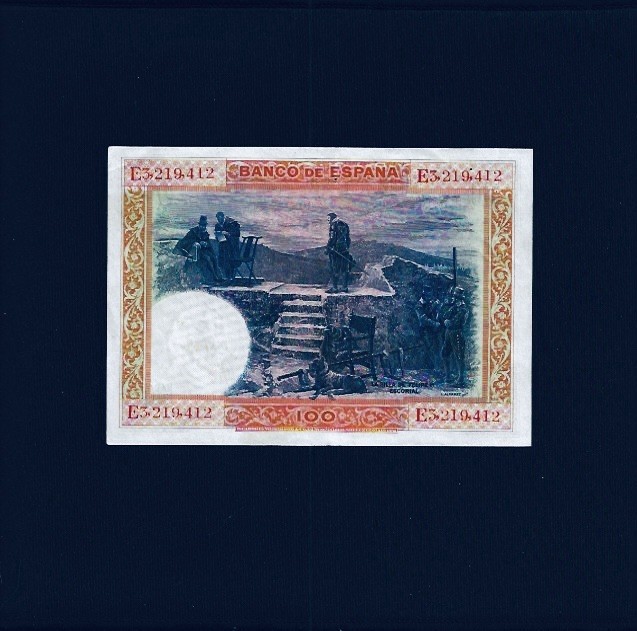 Spain 1925 (ND 1936) 100 Pesetas UNC