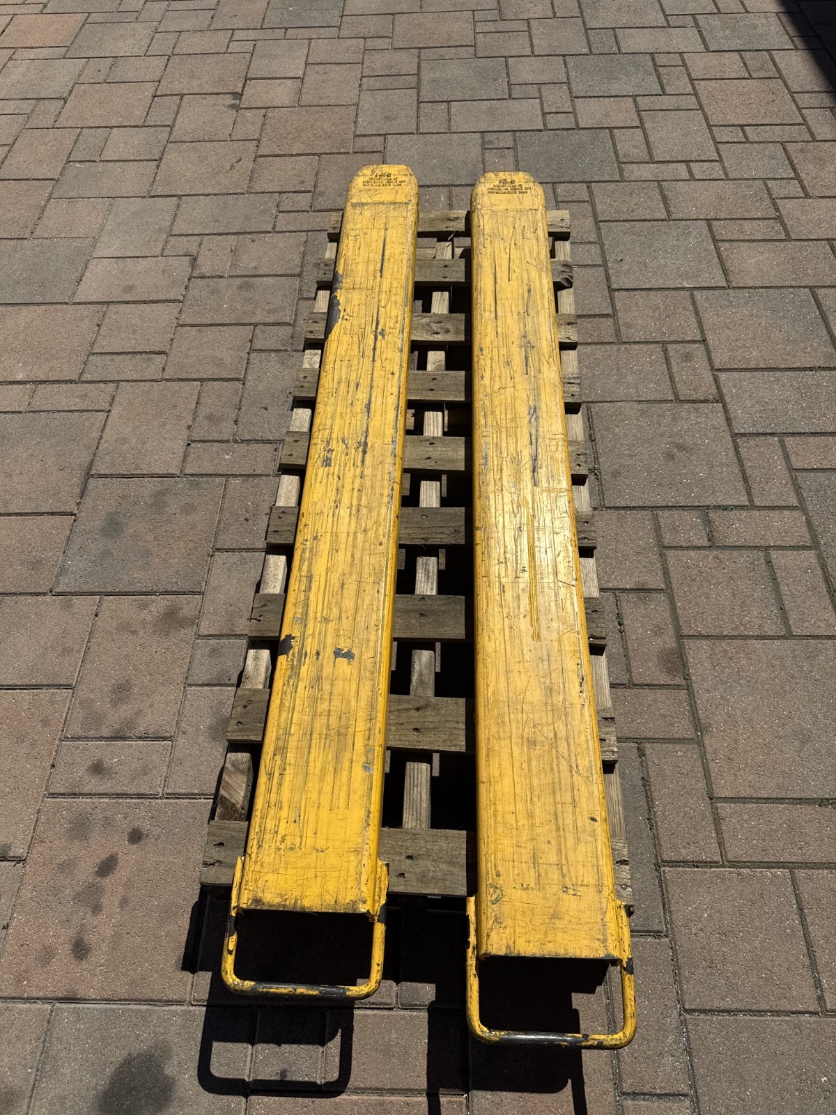 VESTIL FE-6-66 FORK EXTENSIONS YELLOW