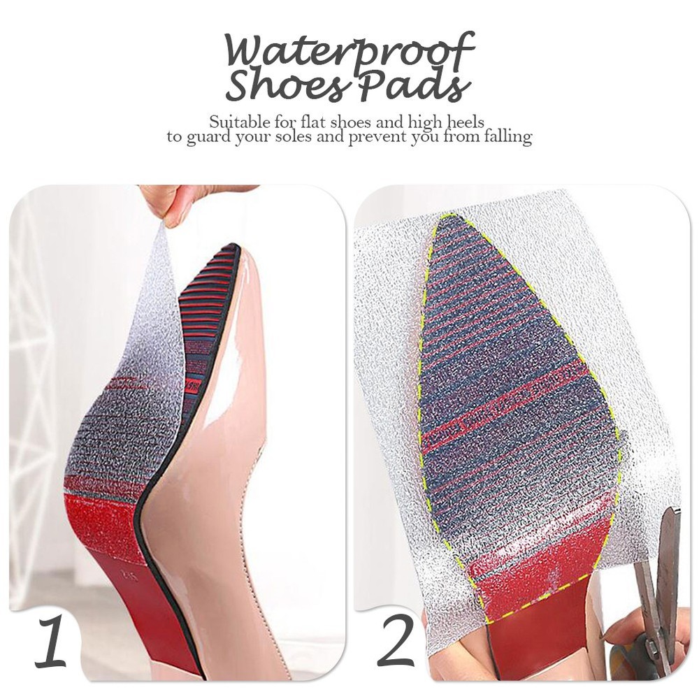 2 Pack Sneaker Sole Protector Grip for Shoes Bottom Self Adhesive