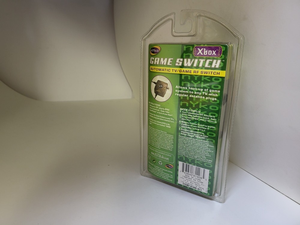 MINT NEW NYKO Automatic RF RFU Switch Unit for Original XBOX System Console YY15