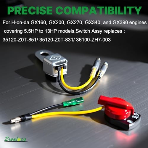 Small Engine ON Off Engine Stop Switch 36100-ZE1-015 Low Oil Sensor for Hon-da