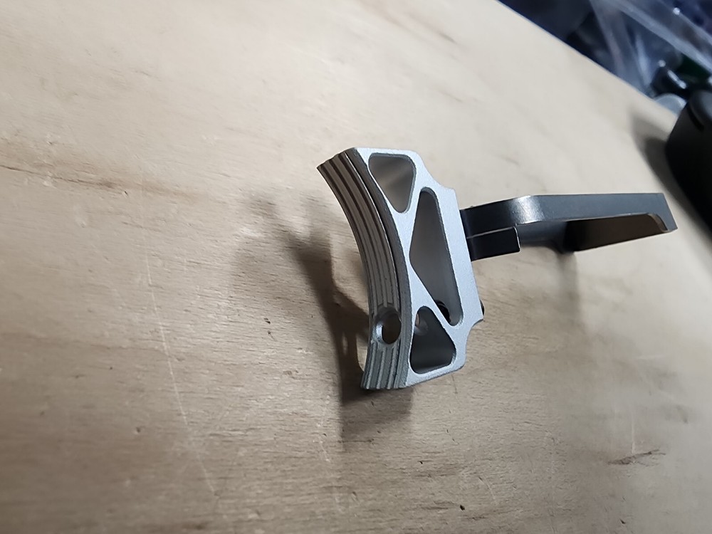 Fusion Firearms K Hole Target Trigger Silver 1911 1991 or clone Custom Trigger