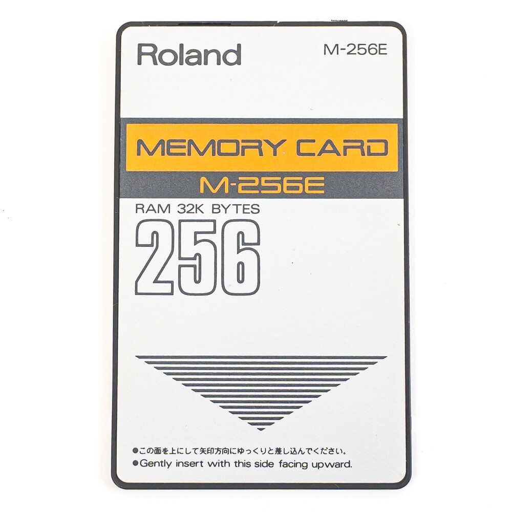 Roland M-256E Memory Card Ram 32k Bytes for Synths and Drum Machine
