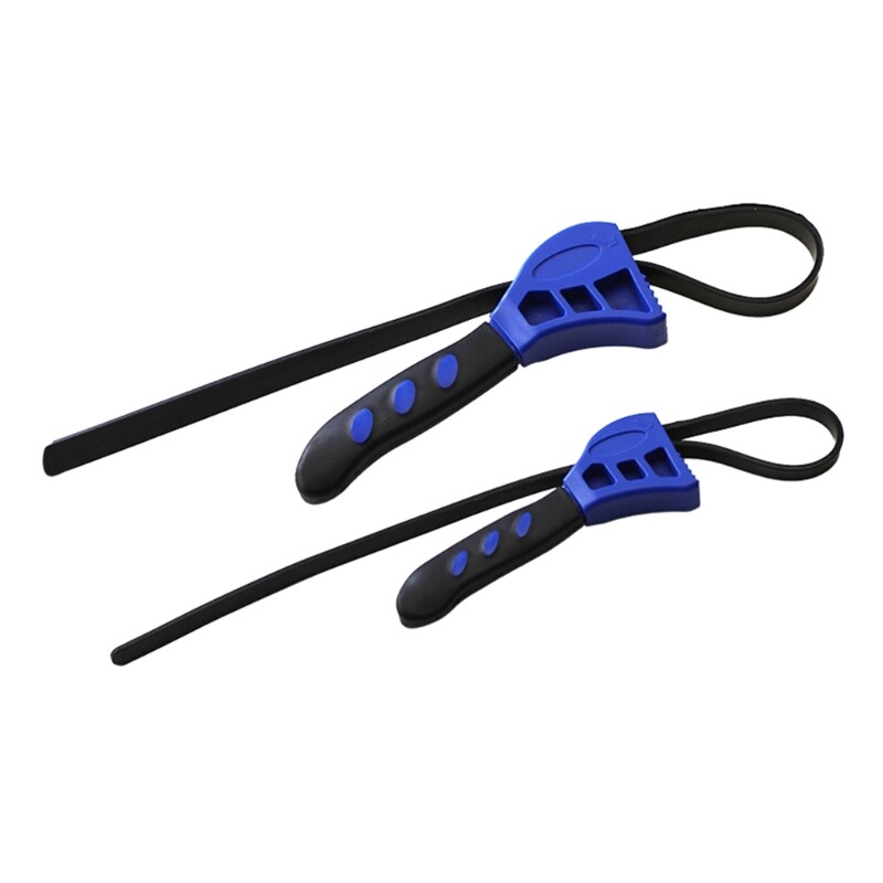 Upgraded Strap Wrench 2Pcs Adjustable Rubber Strap Wrench Strap