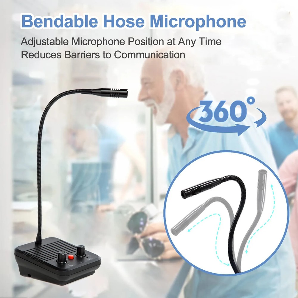 Window Speaker Intercom System Intercommunication Microphone Talk