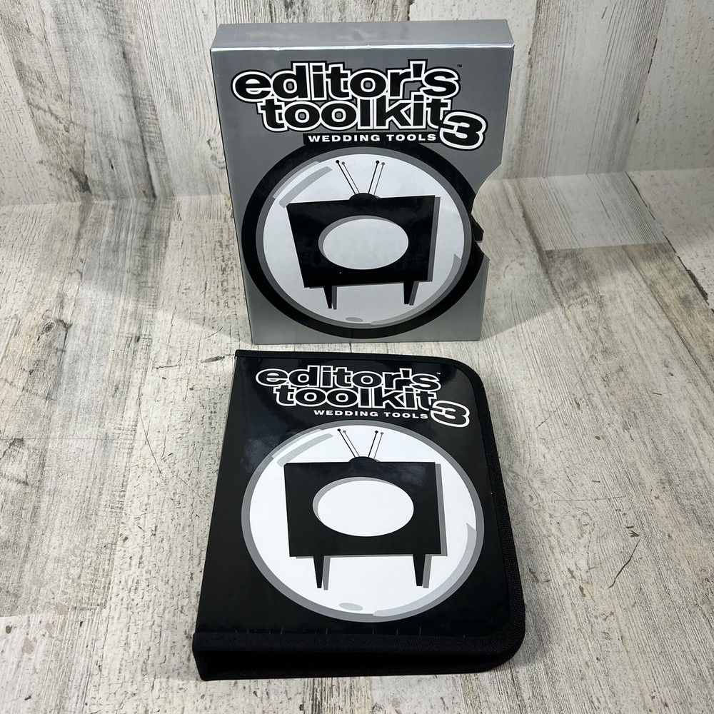 Digital Juice Editor’s Toolkit 3 & 7 Wedding Tools 1 & 2 - Box Sets DVDS