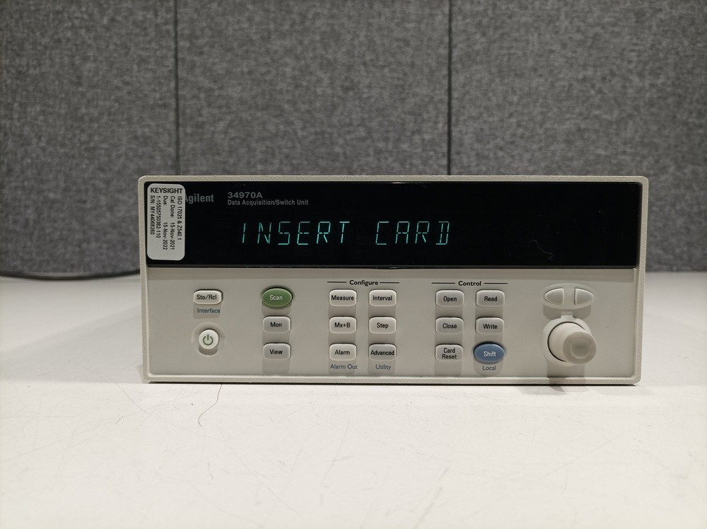 Agilent 34970A, Data Acquisition/Switch Unit #