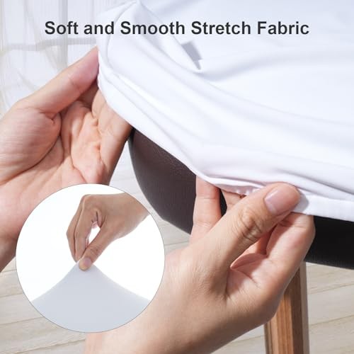 Massage Table Cover Set, Microfiber Material, Pocket-Style Blanket White