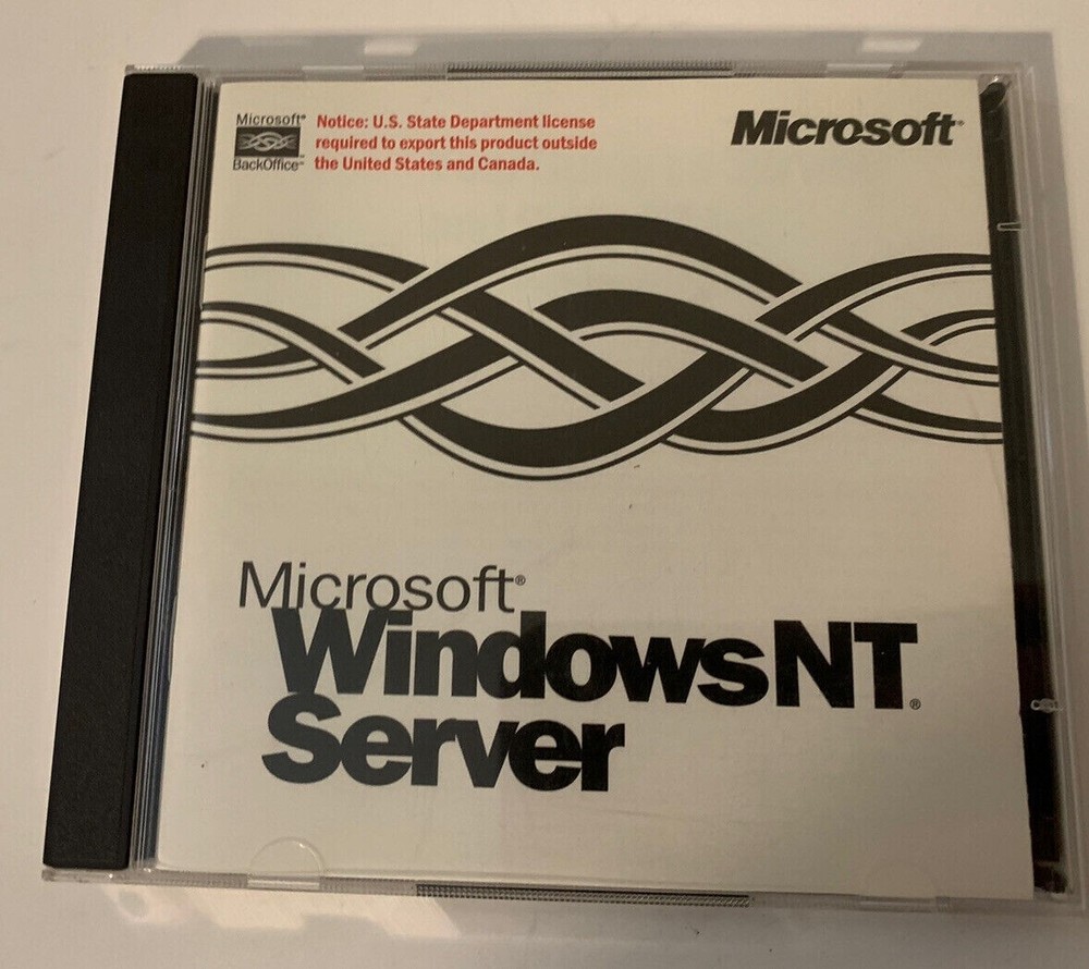 Microsoft Windows NT Server 4.0 CD & Key
