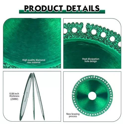 Indestructible 100mm Cutting Discs – 6-Pack for Angle Grinder, Cuts Everything