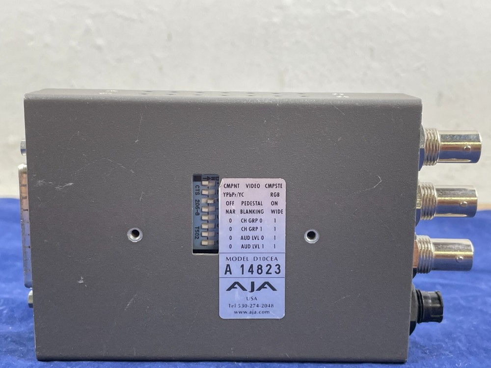 AJA D10CEA SDI to Component/Composite Video