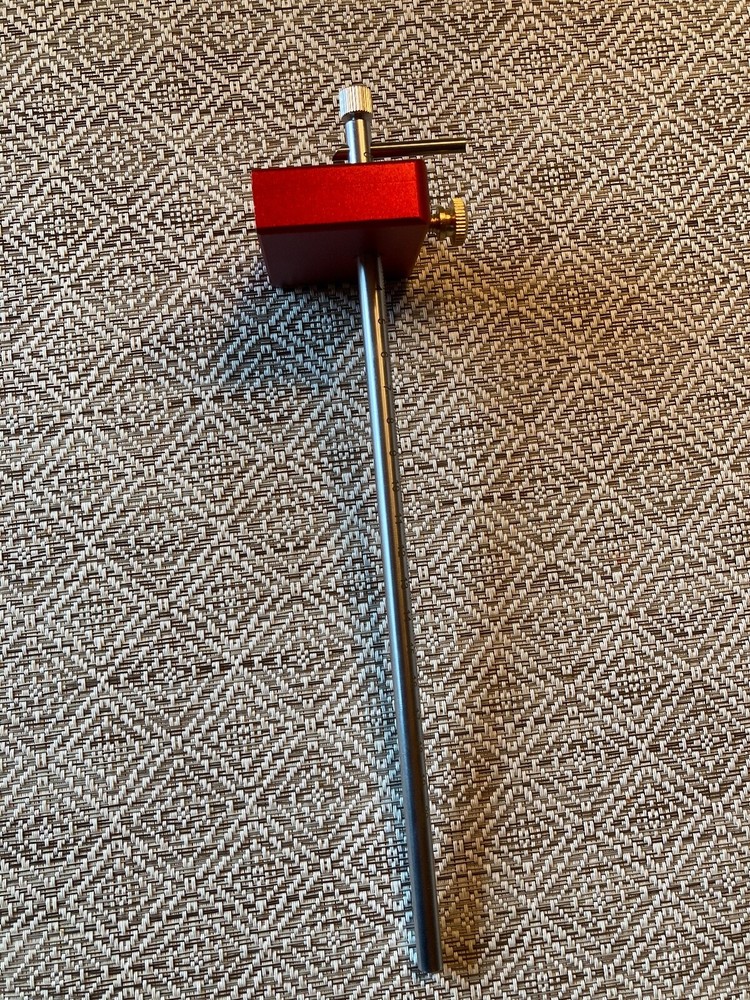 Knife Makers Line Scribe, Wood Marking Tool, Parallel Marking Scribe, 2X72 Grind