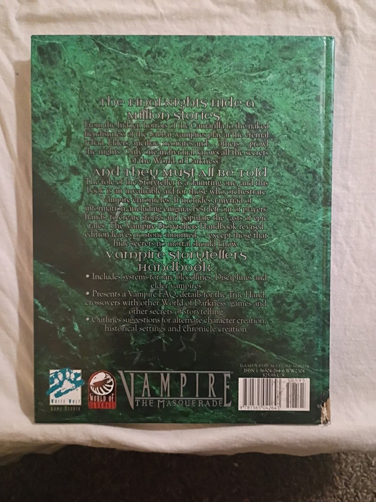 Vampire Storytellers Handbook