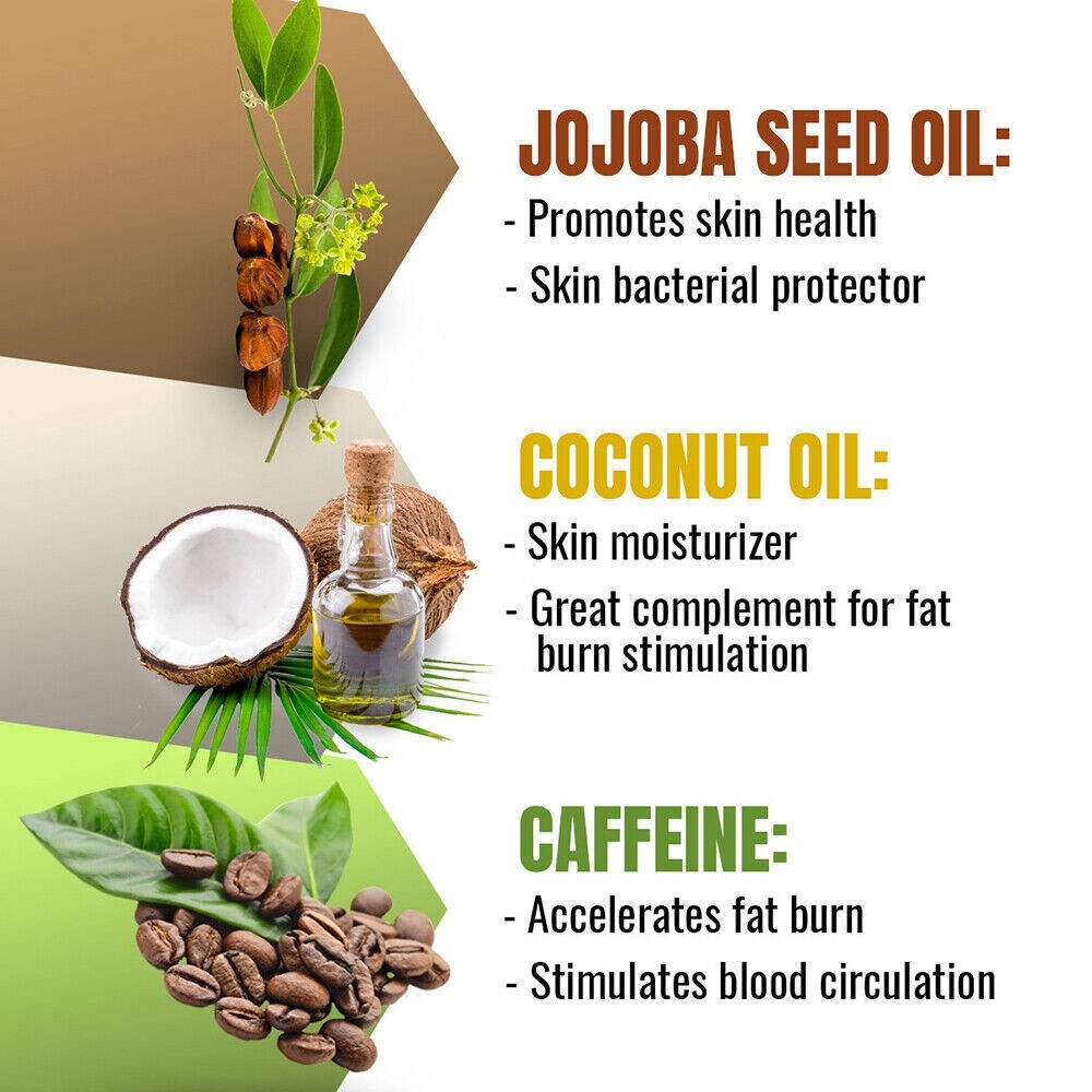 Anti Cellulite Hot Cream Fat Burn caffeine Body Slimming Gel Moisturizer 100ml