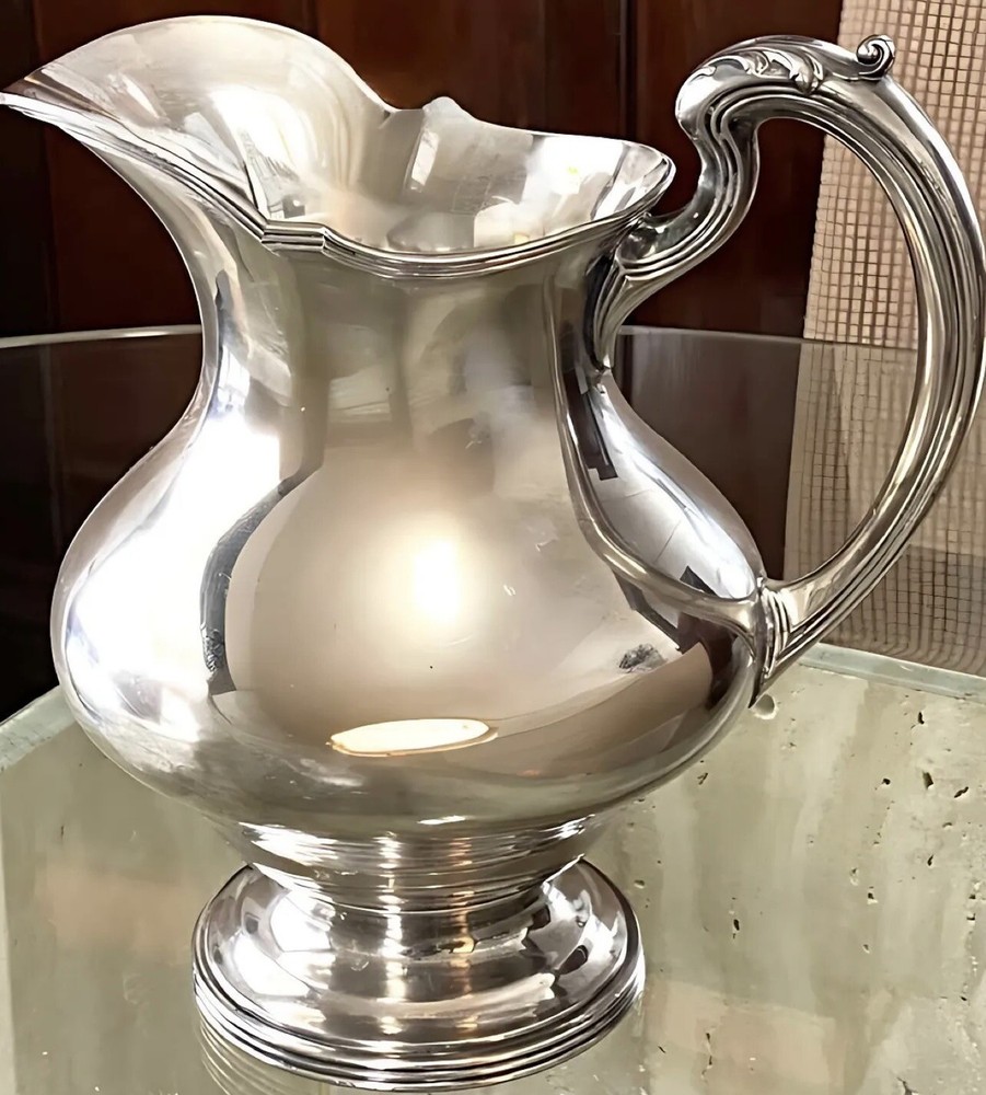 Wallace Brothers Silver Company Antique 1880  Silver Plate #152 Water Pitcher