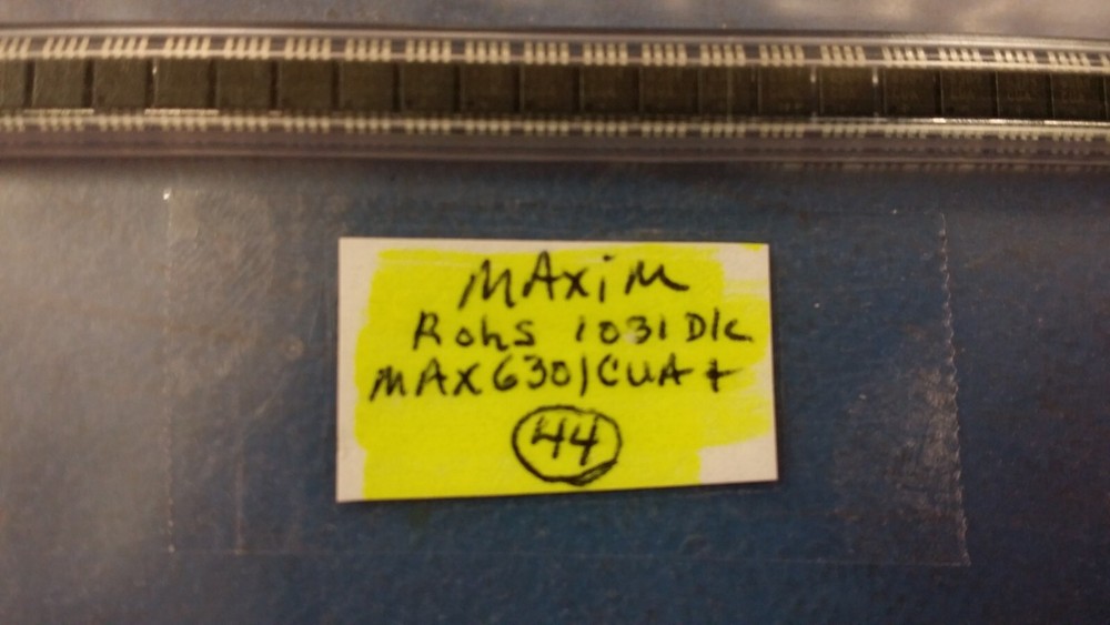 (4pcs) MAX6301CUA+ Processor Supervisor 1.24V 1 Active Low/Open Drain Medical 8-
