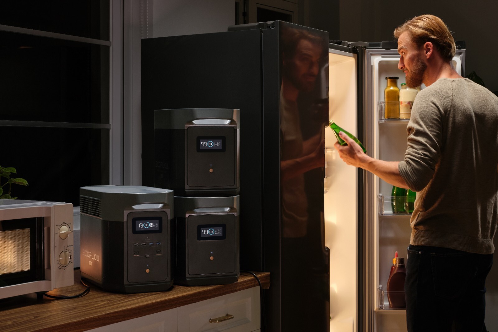 EcoFlow DELTA 2 Max Smart Generator Extra Battery 2048Wh for Outdoor, LFP