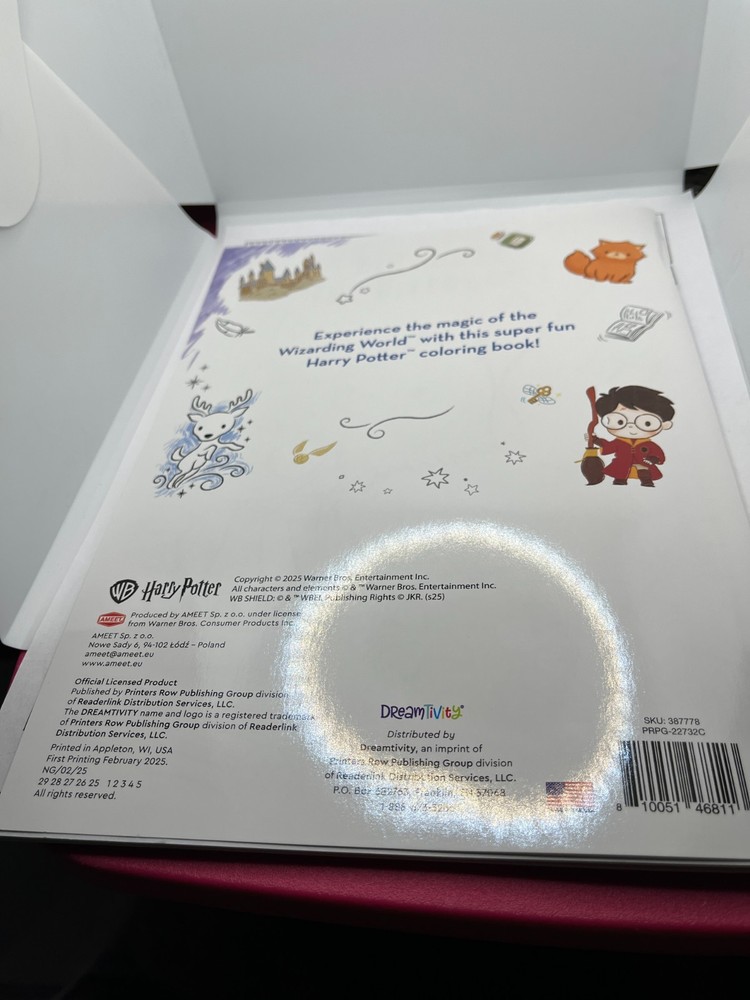 COLORING BOOK: Harry Potter Hogwart's