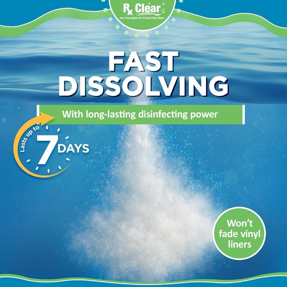 Rx Clear 50 lbs Granular Pool