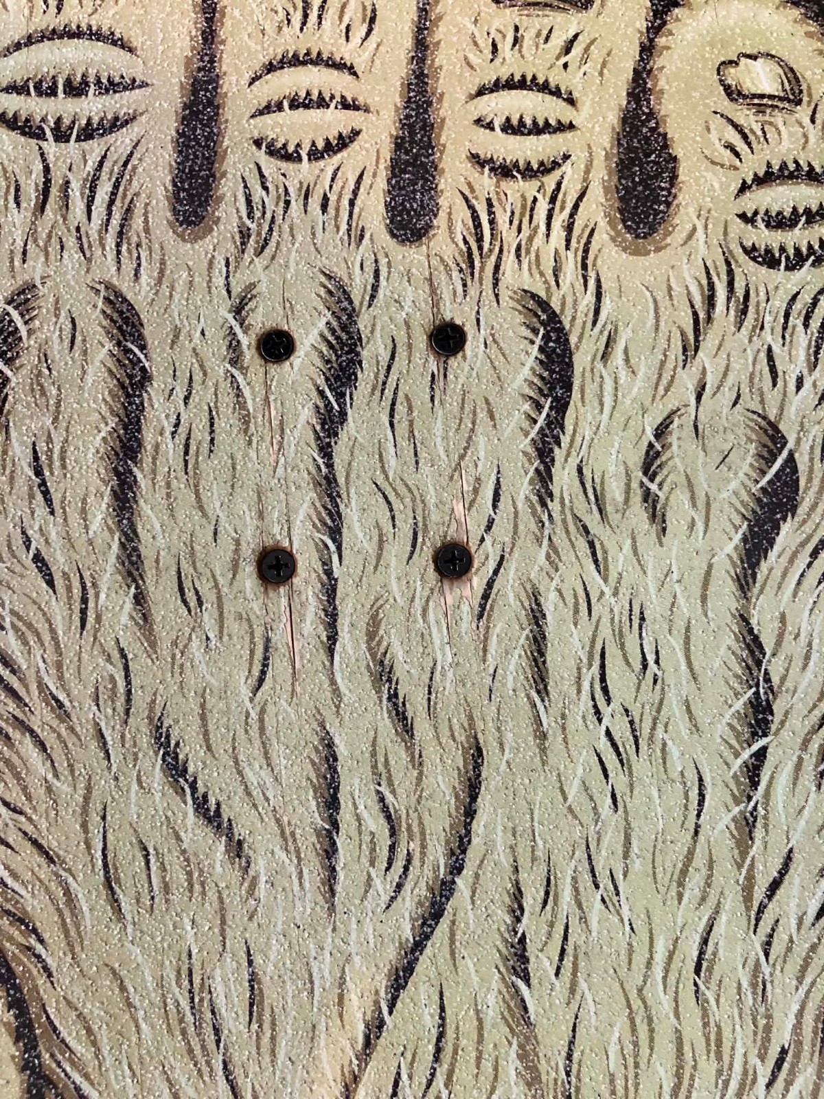 SANTA CRUZ BIG FOOT / SCREAMING FOOT -JIM PHILLIPS- USED LONGBOARD