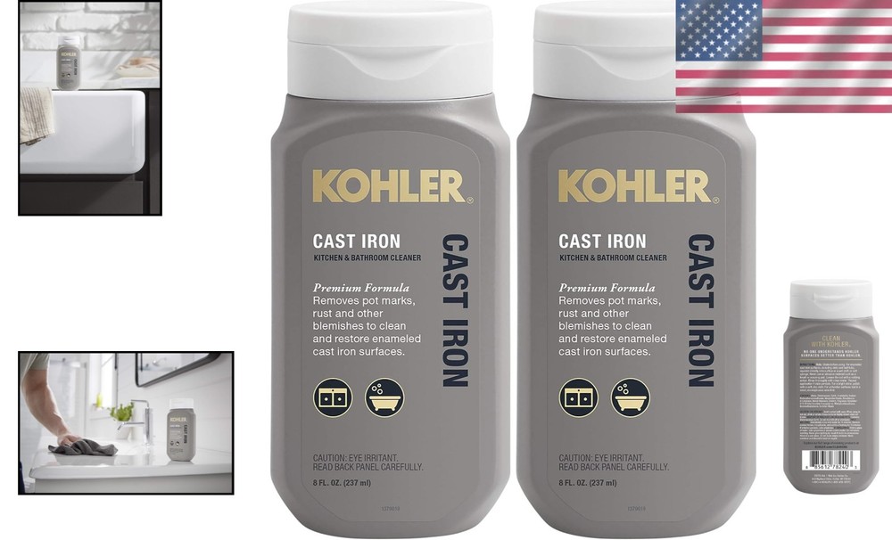 Cast Iron Cleaner Bundle, 8oz x 2