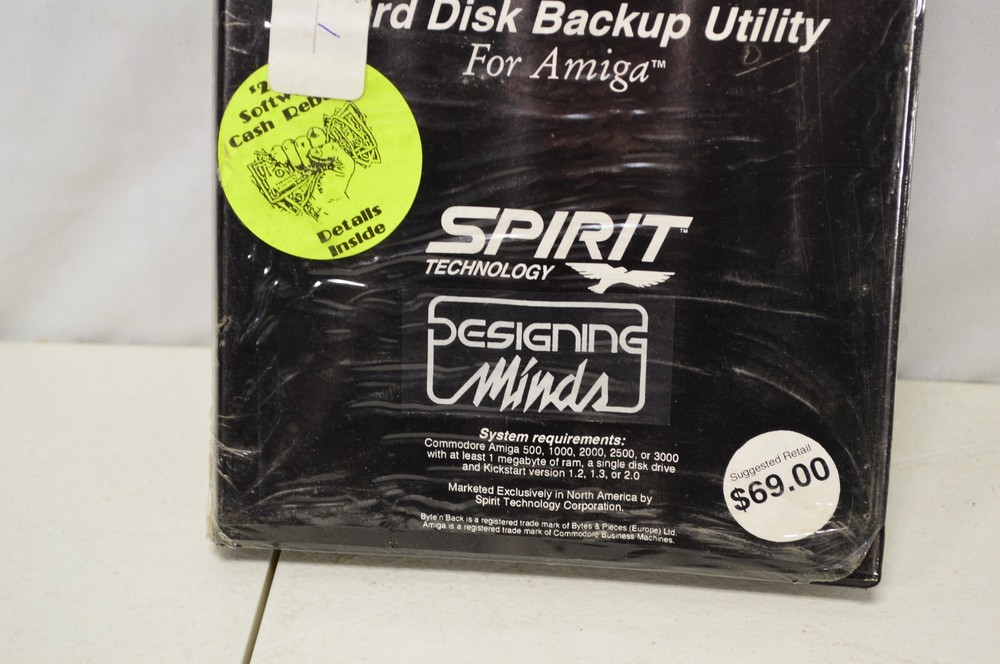 Byte n Back Hard Disk Backup Utility Amiga Software