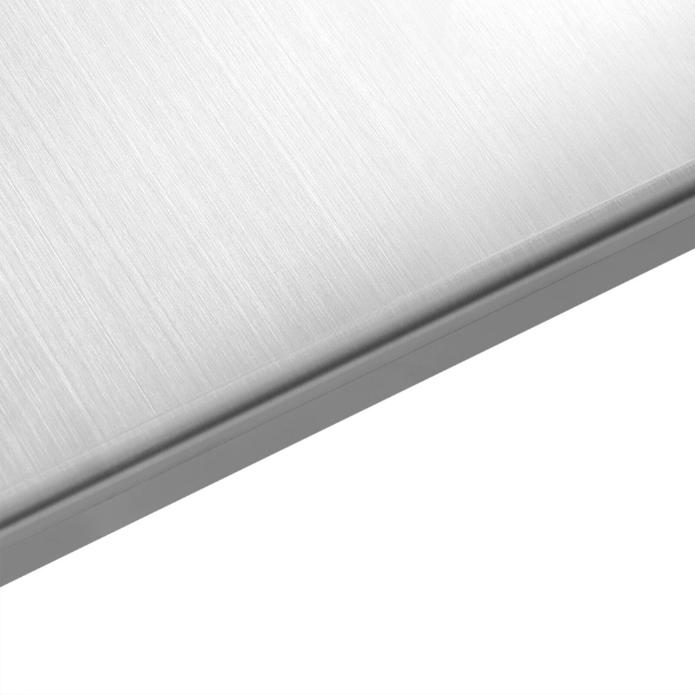 Stainless Steel Chopping Cutting Board Counter Top Protector w/ Front Overhang