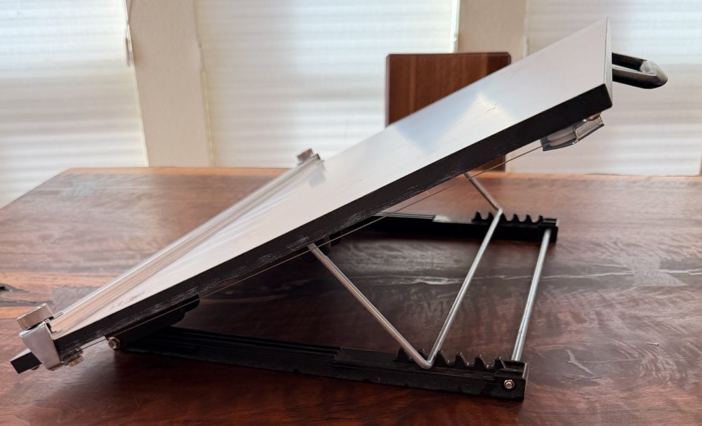 Adjustable Height Table Top Drafting Table 24" x 18" with Handle