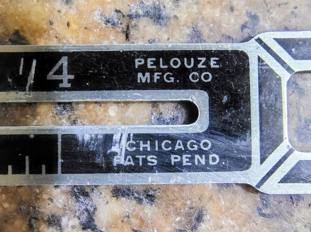 🗽 VINTAGE PELOUZE QUICK POCKET CALIPER
