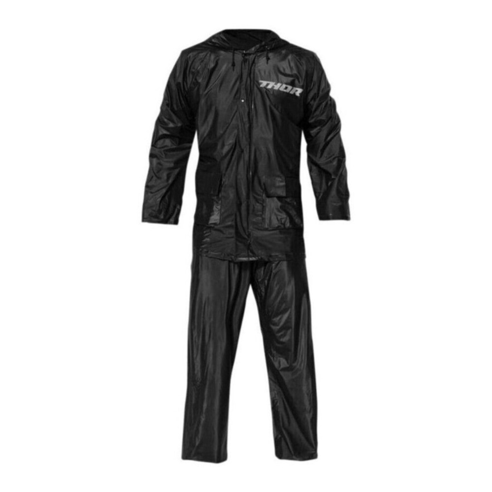 Thor Rain Jacket Black Enduro MTB