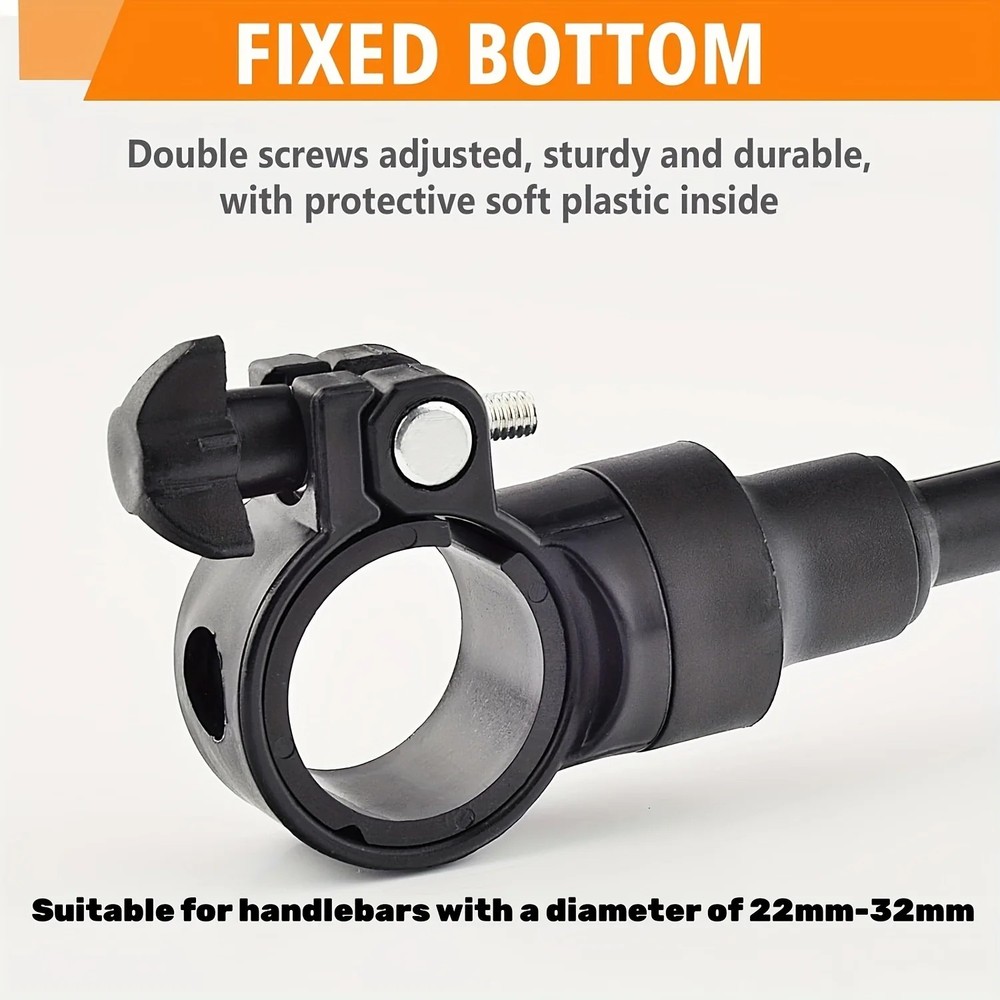 Bike Handlebar Mirror 2 Pack - Rotatable And Adjustable Wide Angle Rear View US