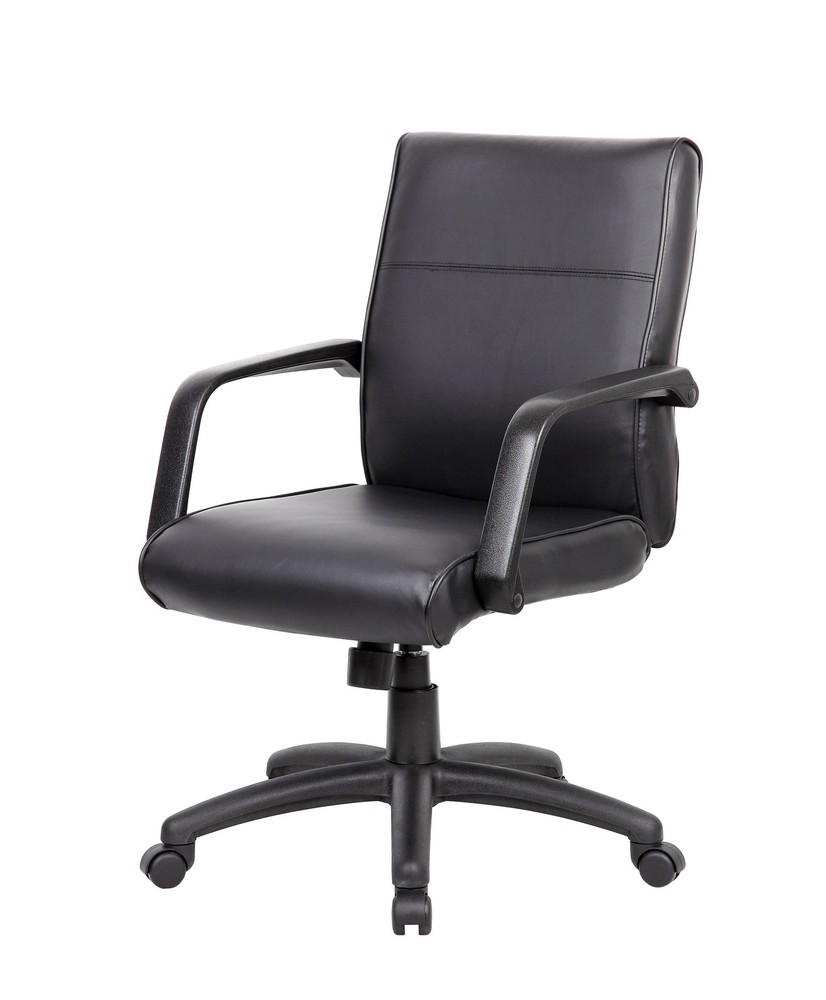 Boss Mid Back Executive Chair In LeatherPlus MODEL # B686