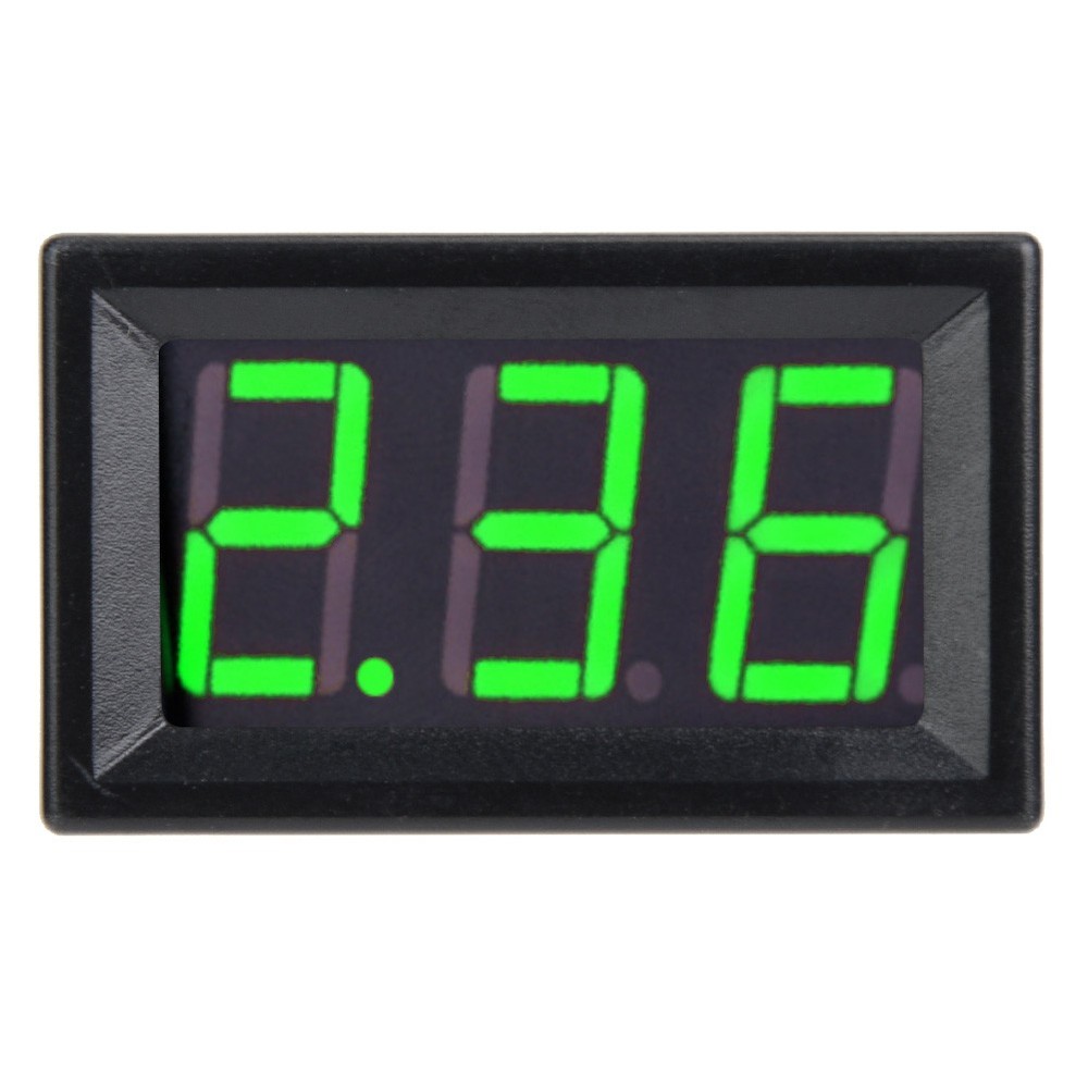 0.56 In Two Cable Digital DC Current Display Panel 0-10A Ammeter Accessory Part