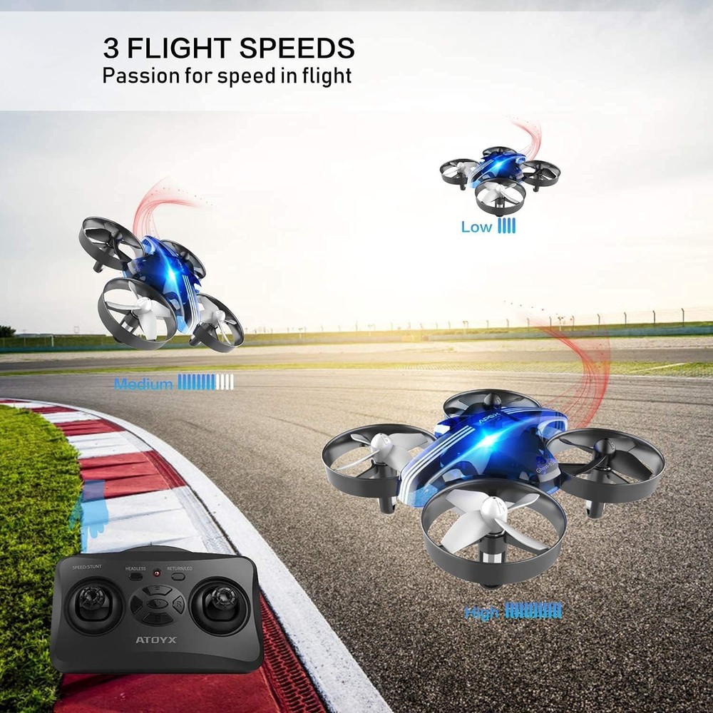 Mini Drone for Kids - Indoor Quadcopter with Auto Hovering & Headless Mode