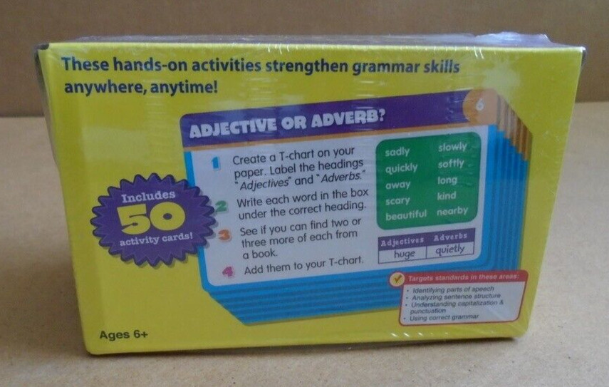 Lakeshore Quick-Pick Grammar & Usage Student Activity Cards DD295 NEW!