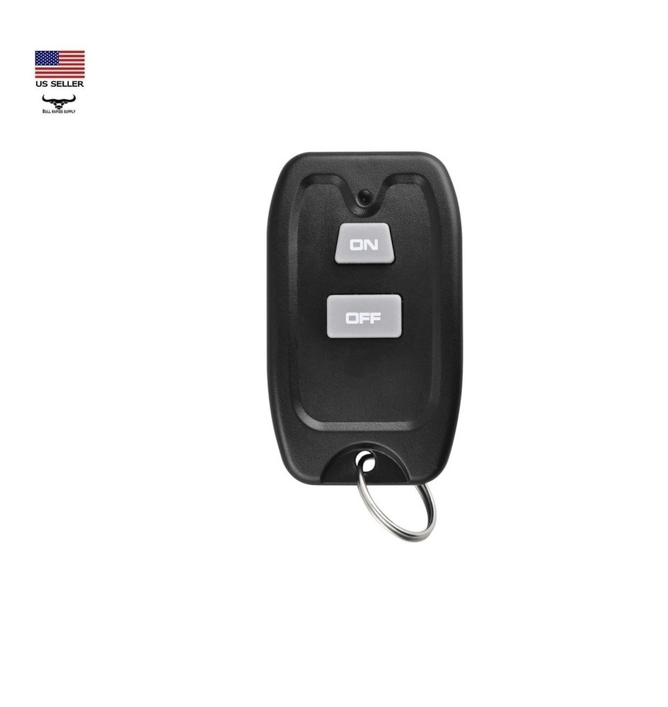 Wireless Remote Control 2 Outlet Receiver 80' Range Weatherproof Outdoor Indoor