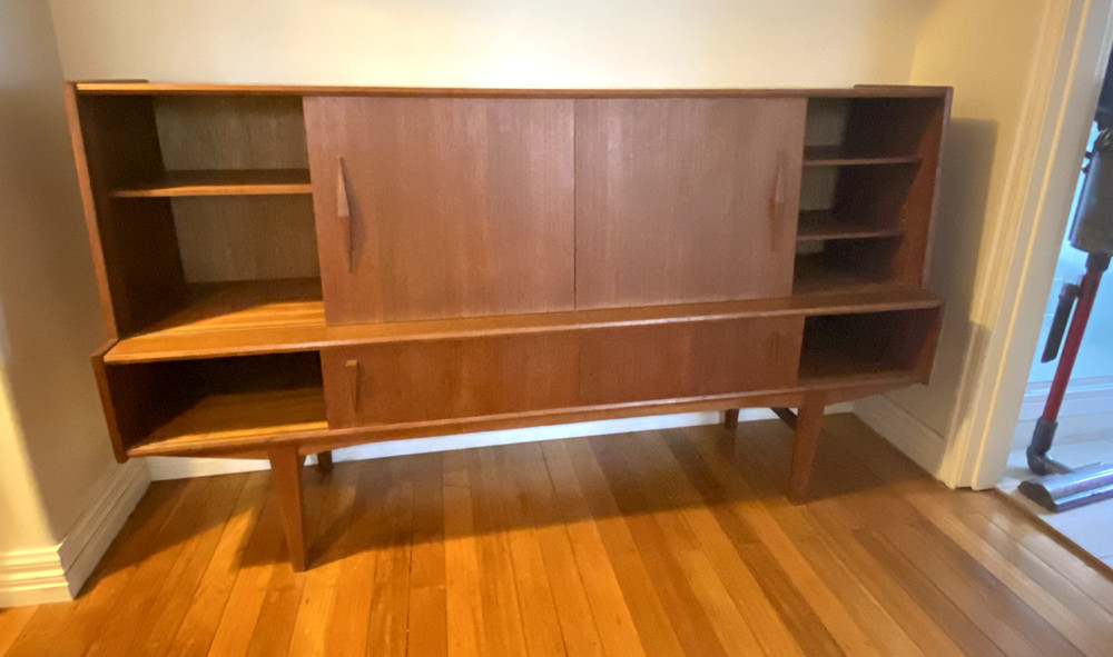 Mid Century Danish Teak Sideboard vintage
