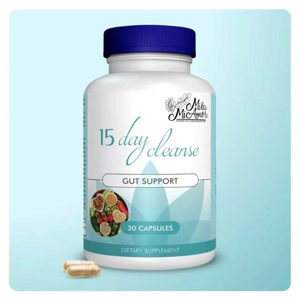 15 Day Cleanse – Gut & Colon Support, Caffeine Free Advanced Formula