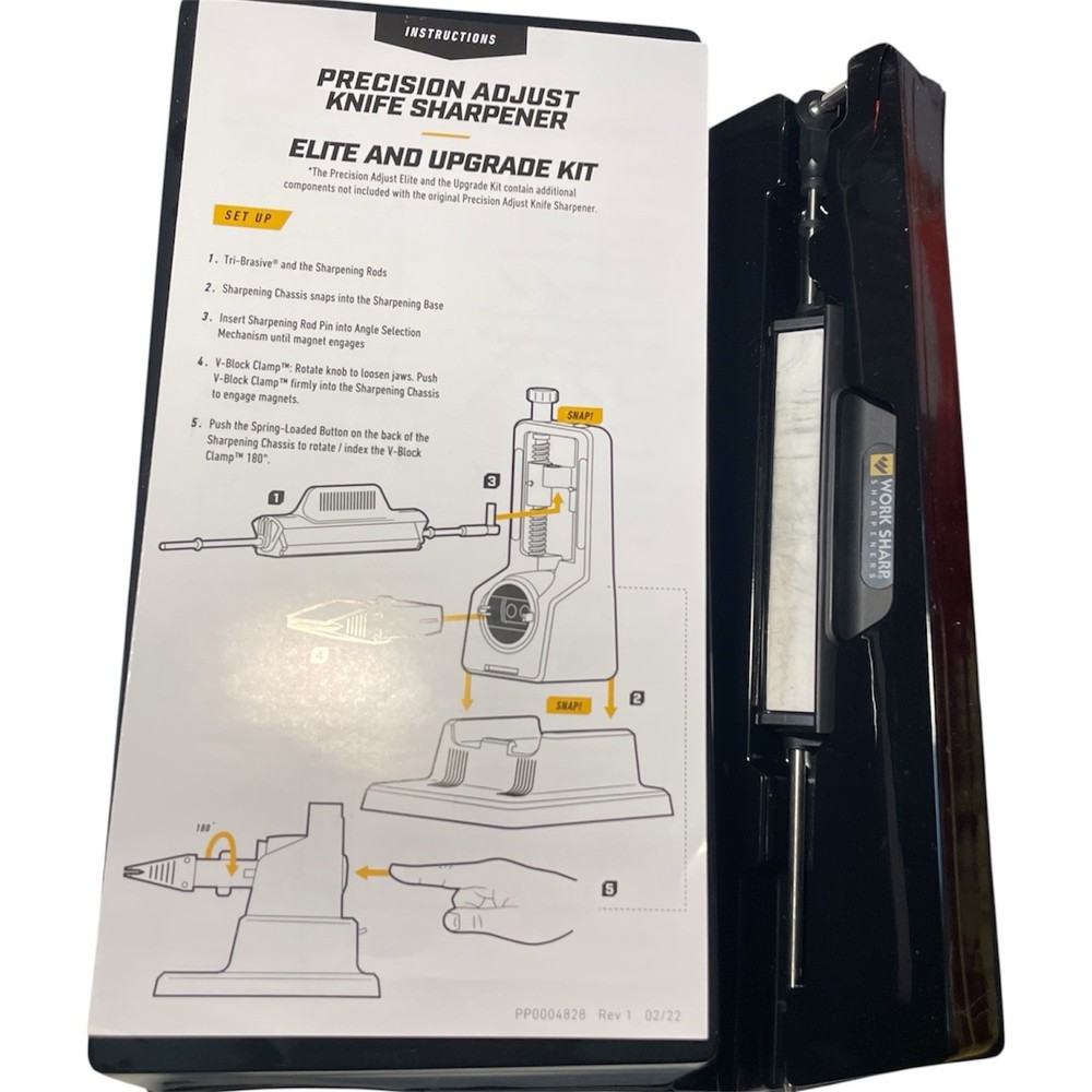 Work Sharp Black ‎Precision Adjust Knife Sharpener WSBCHPAJ - Lightly Used