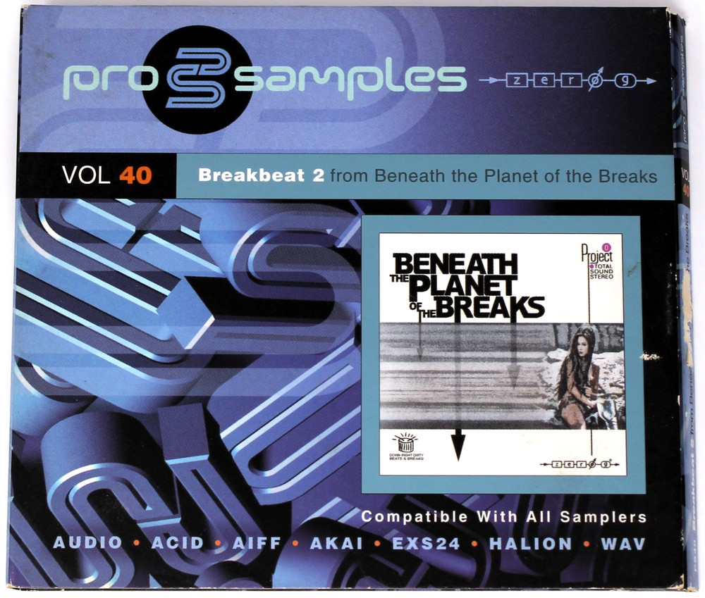Zero-G Pro Samples 40 Breakbeat 2 NO BOOKLET Sample/Sound Library/Sampling 2 CD