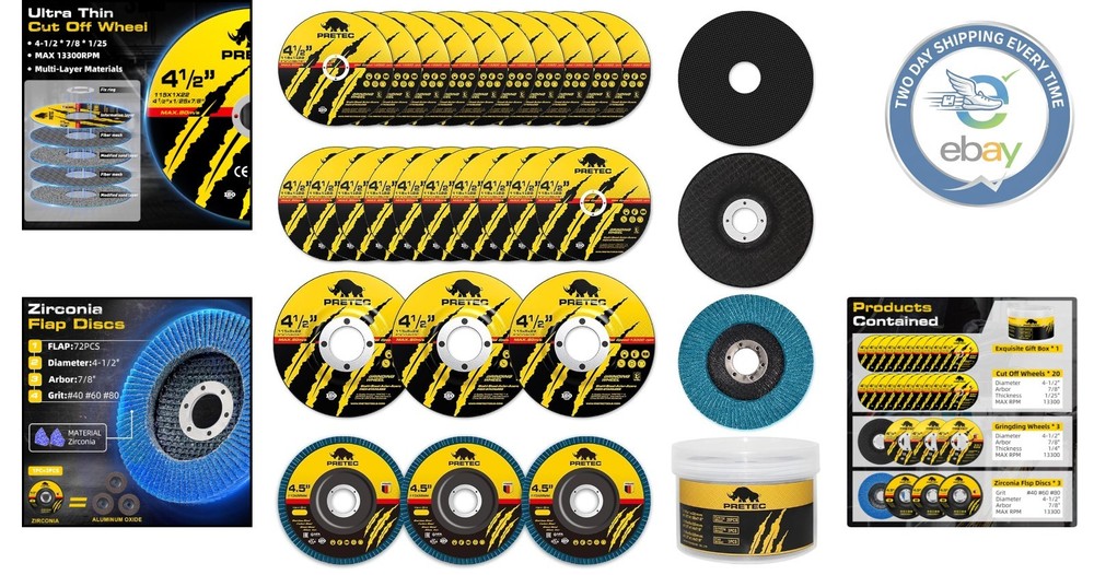 Ultimate 4.5" 26 Pack Angle Grinder Disc Set - Quality Cutting & Grinding Tools