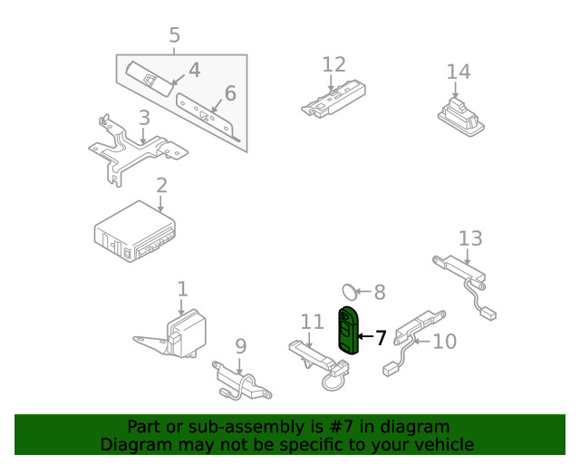 Genuine Mazda Keyless Entry Transmitter EHY5-67-5RYA
