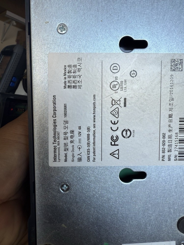 Intermec CN70e Mobile Computer Barcode Scanner with Cradle 1002UU01 with charger