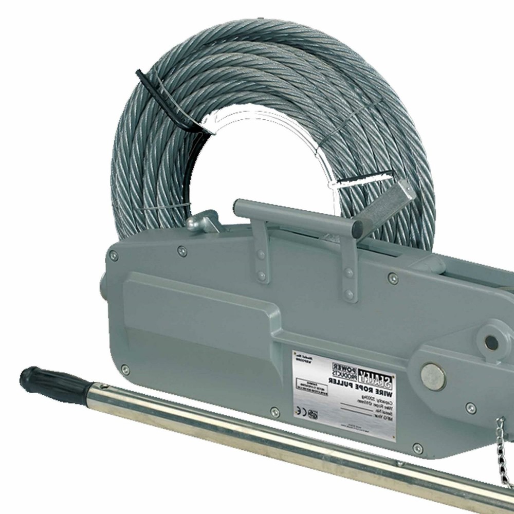 Sealey Wire Rope Puller 3200kg Max Line Force Extra Control Heavy-Duty Hook
