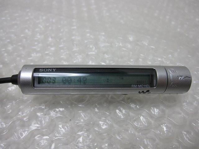 Sony RM-MC11EL Remote Control for MD MiniDisc Walkman Silver tested JP