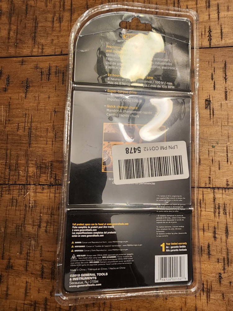 Precision Cordless Electric Screwdriver #500 with Six Bits and Quick Change C