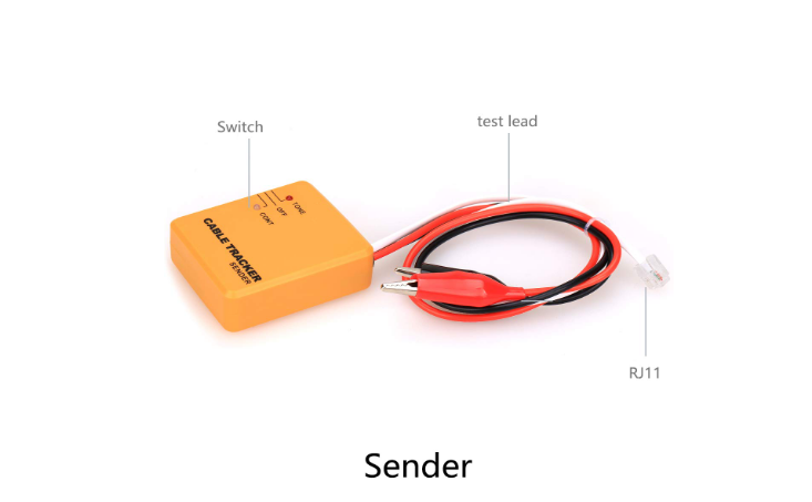 Network Cable Detector Tracker Tool Line Finder Cables Wires Test Inspect Signal