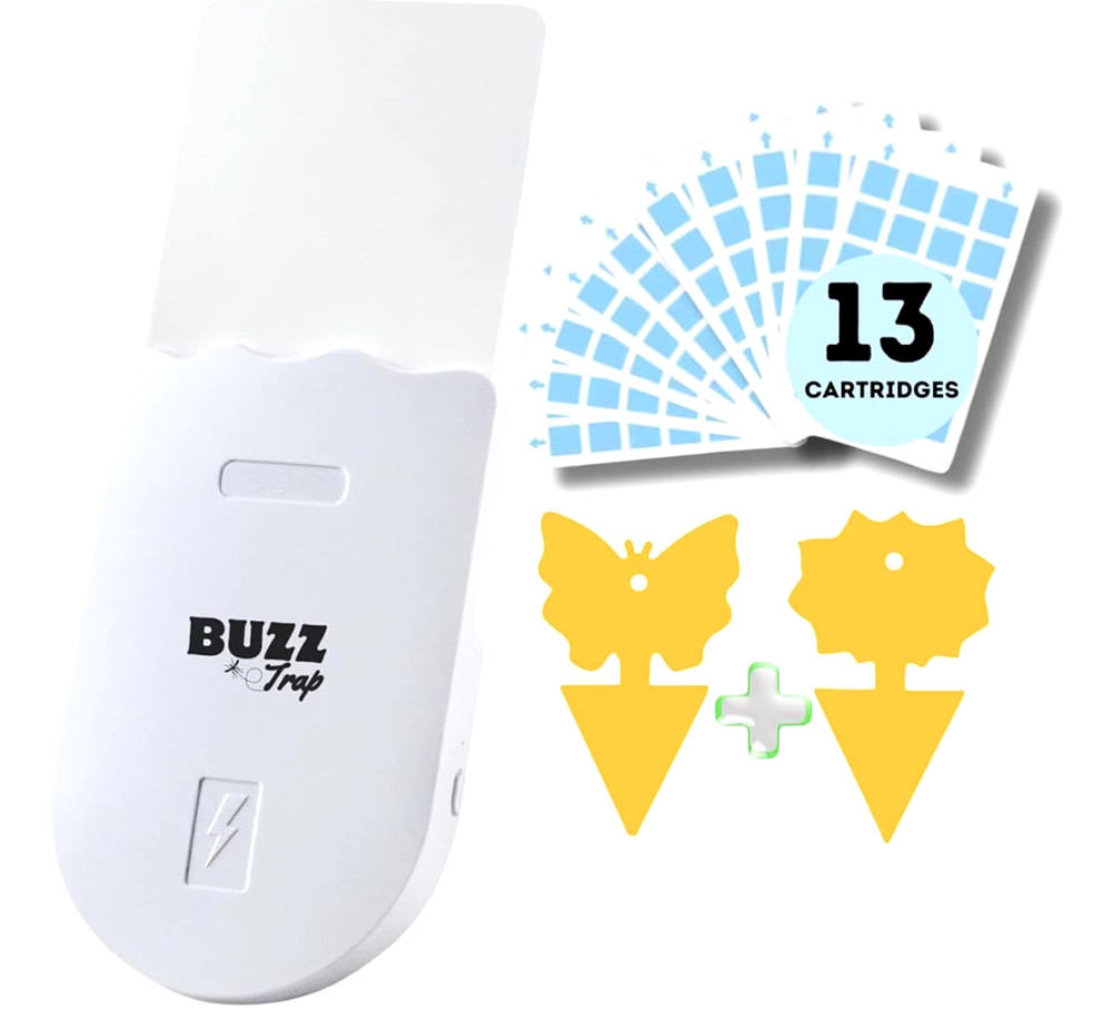 Flying Insect Trap, Indoor Fly Trap, Fruit Fly Traps (1 Device + 13 Refills)