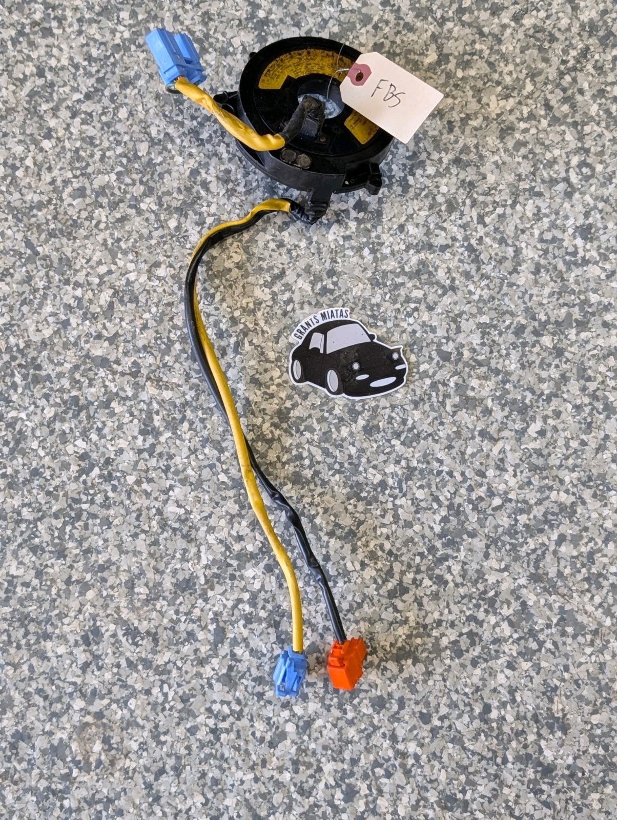 90-97 Mazda Miata MX5 OEM Steering Wheel Clockspring Clock Spring 2 Wire Type 1